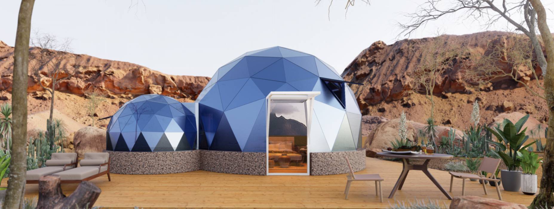 融水球形智能光伏玻璃星空房